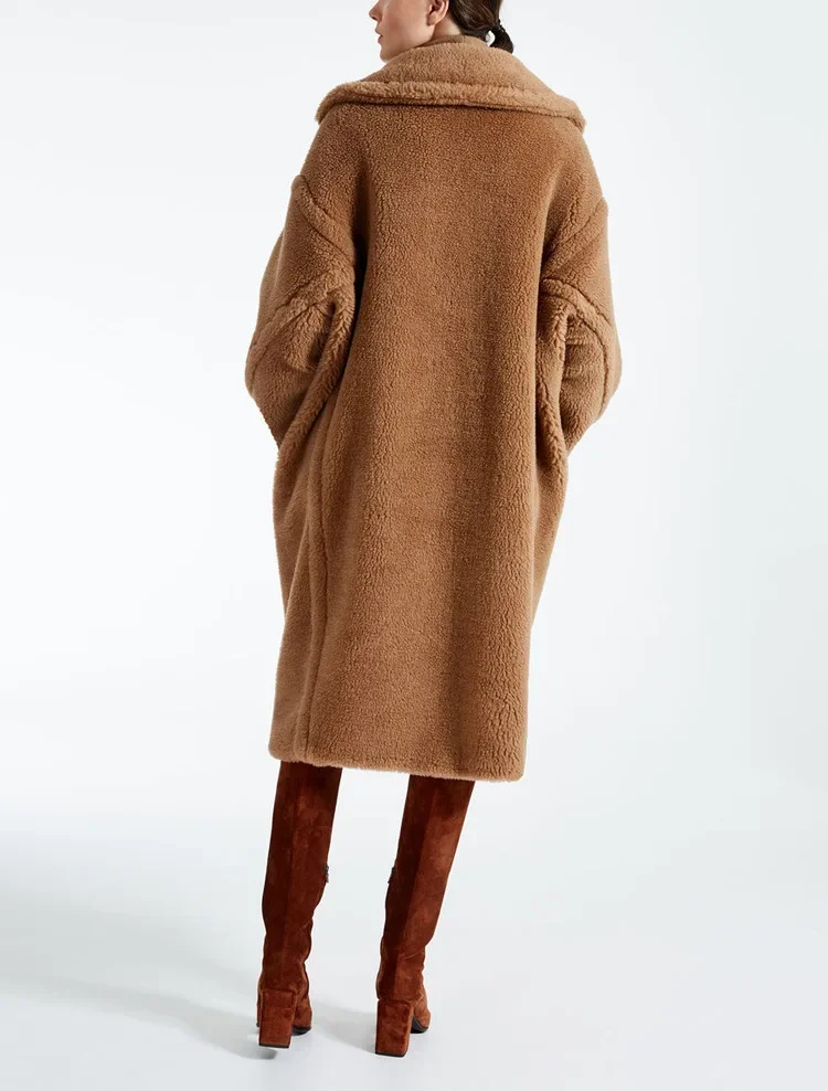 FANIECES chaquetas para mujeres manteau femme hiver Winter Long Oversized Outwear Casual Thick Warm Fluffy Faux Fur Coat Women