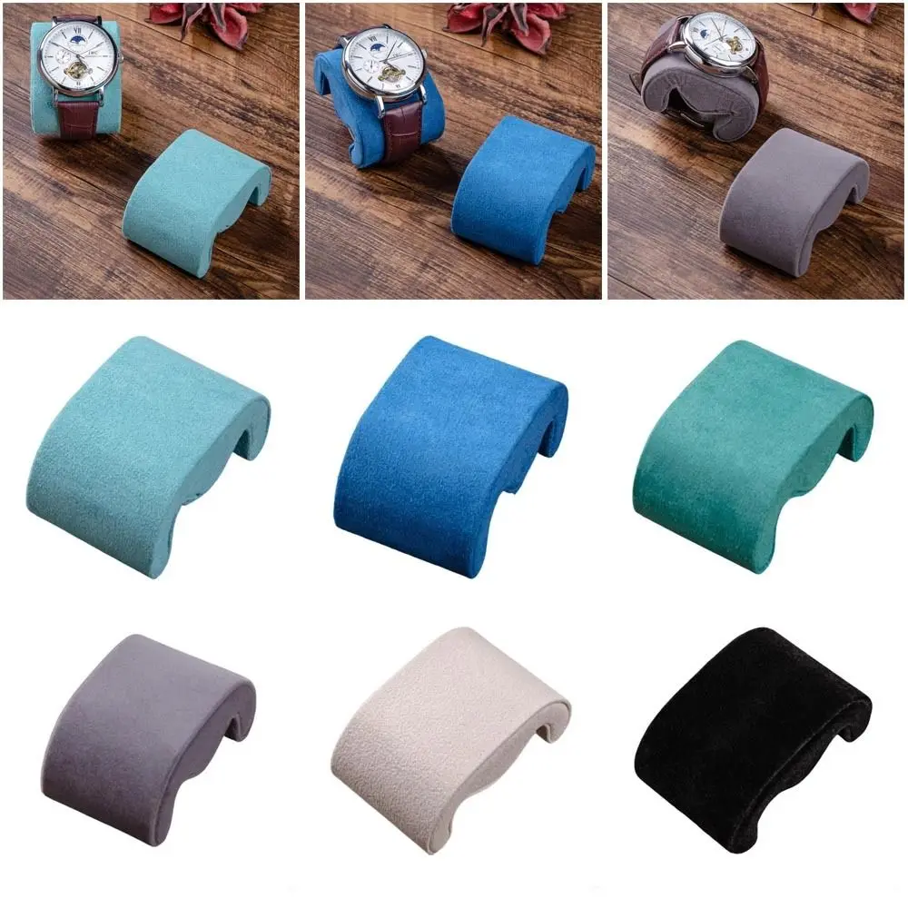 New Suede Velvet Watches Storage Pillow Display Multi Functional Wristwatch Cushion Fixed Watch Boxes Accessory Watch