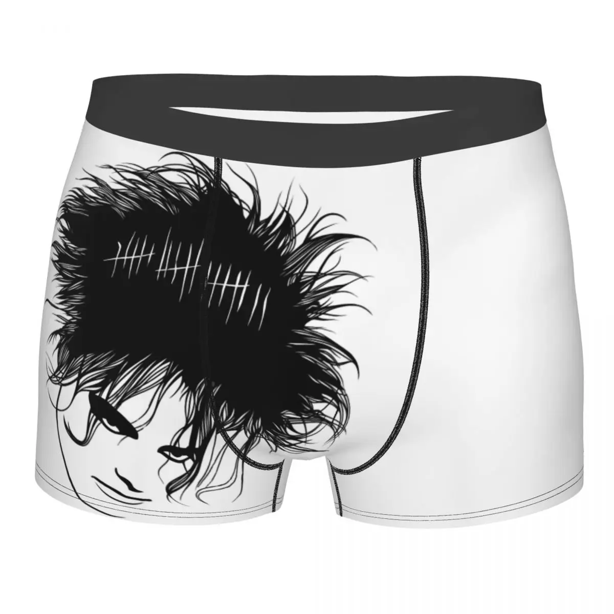 The Cure Robert Smith Men's Boxer Briefs special Highly Breathable Underwear Top Quality 3D Print Shorts Birthday Gifts