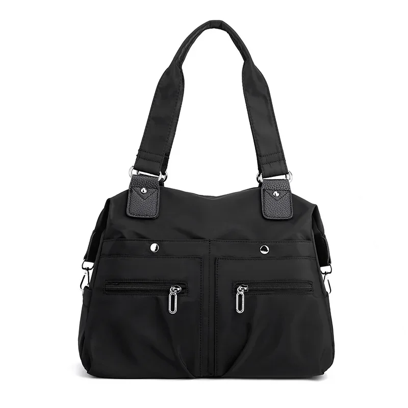 Women's Waterproof Nylon Tote Bag - Large Capacity Shoulder & Crossbody Handbag