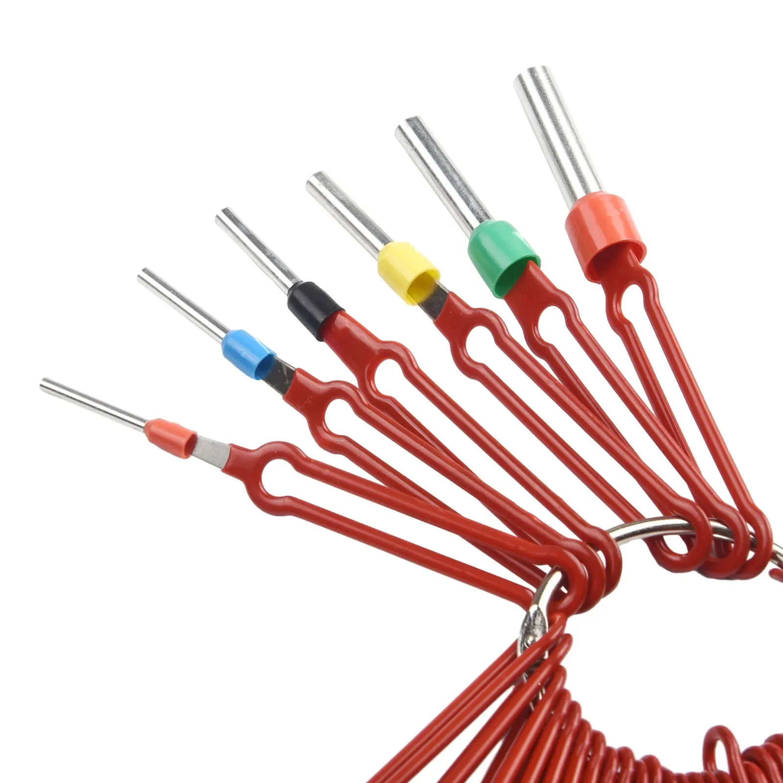 

Wire Terminal Removal Tools Stainless Steel Car Electrical Wiring Crimp Connector Pin Needle Withdrawal Device Pin Release Tool