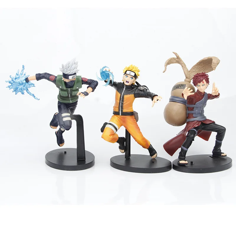 Anime Naruto Shippuuden Hatake Kakashi Battle Posture Raikiri Action Figure – 18CM PVC Collectible Toy Gift
