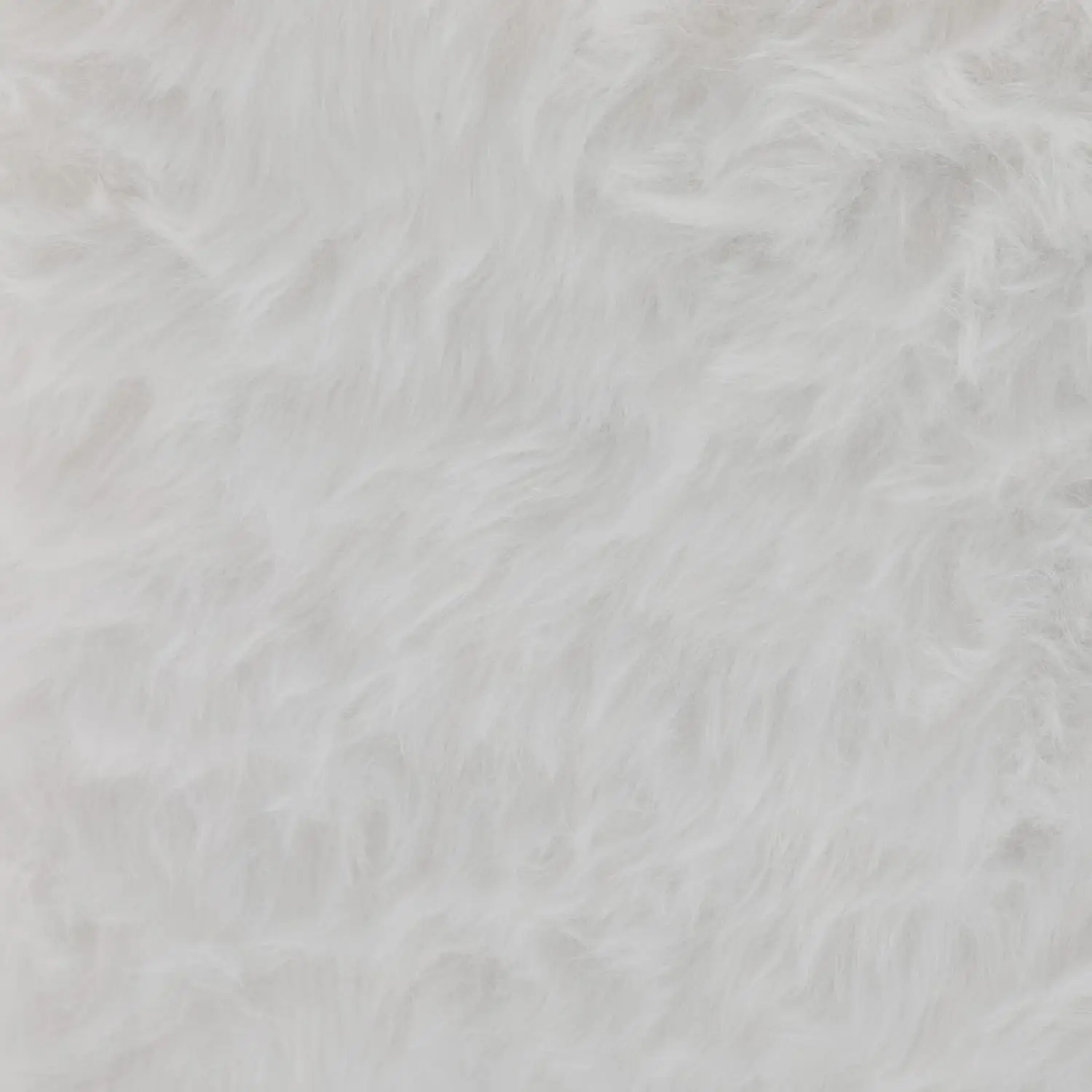 Faux Fur Ottoman, Round Foot Rest Vanity Stool Makeup Stool with Gold Metal Hair Pin Legs