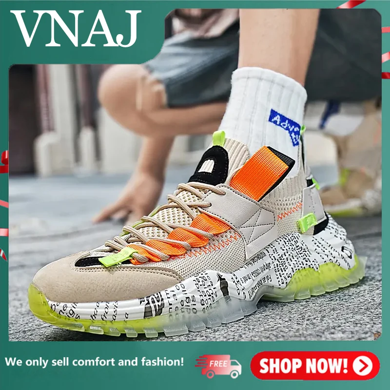 

VNAJ Shoes Men Sneakers Male Casual Mens Shoes Tenis Luxury Shoes Trainer Race Breathable Shoes Fashion Loafers Running Shoes