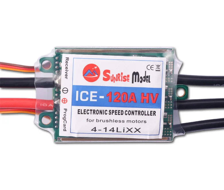 

SunriseModel ICE 120A 180A HV 4-14S LIPO Electronic Speed Controller ESC for Brushless Motor RC Helicopter Airplane DIY Parts