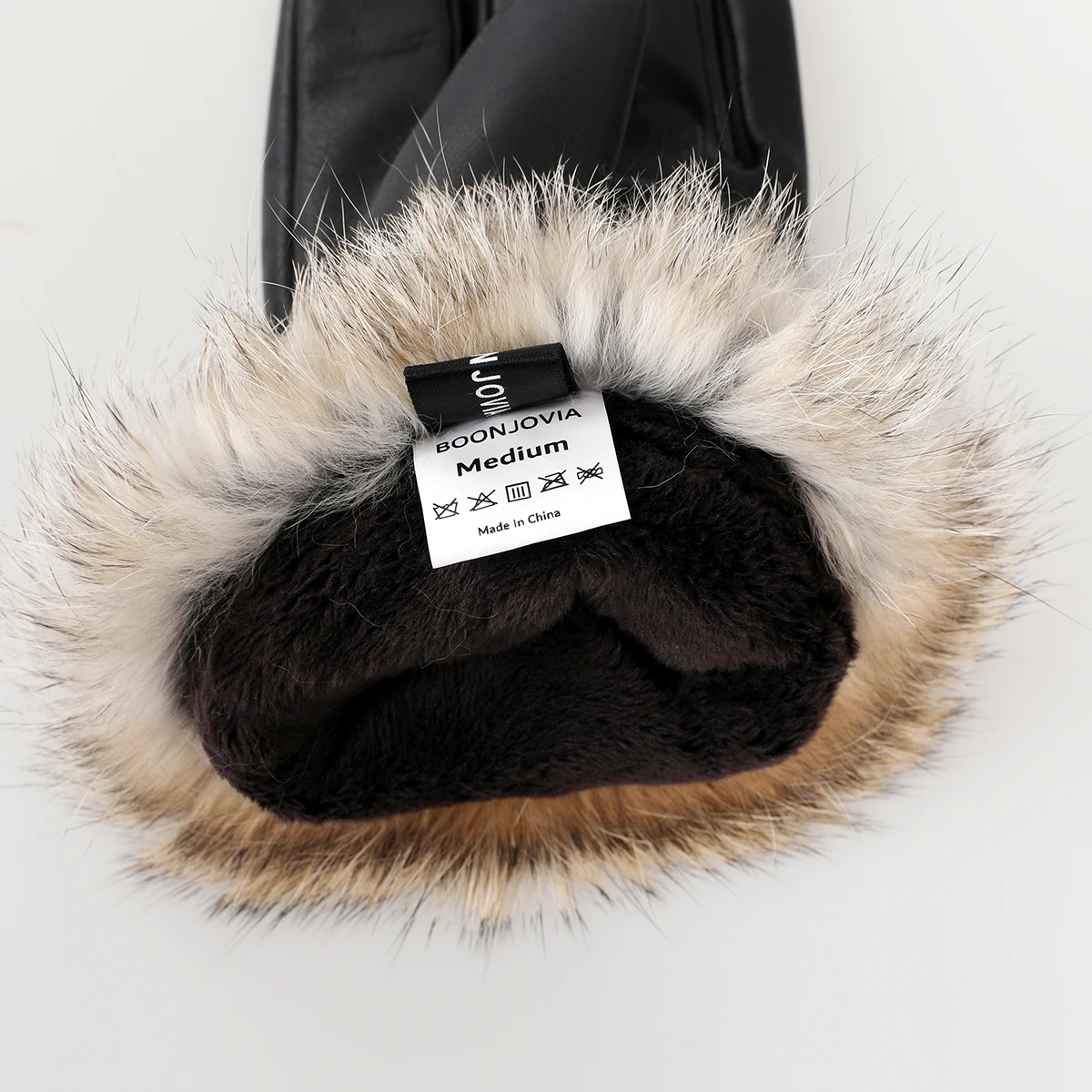 BOONJOVIA Genuine Leather Gloves 6