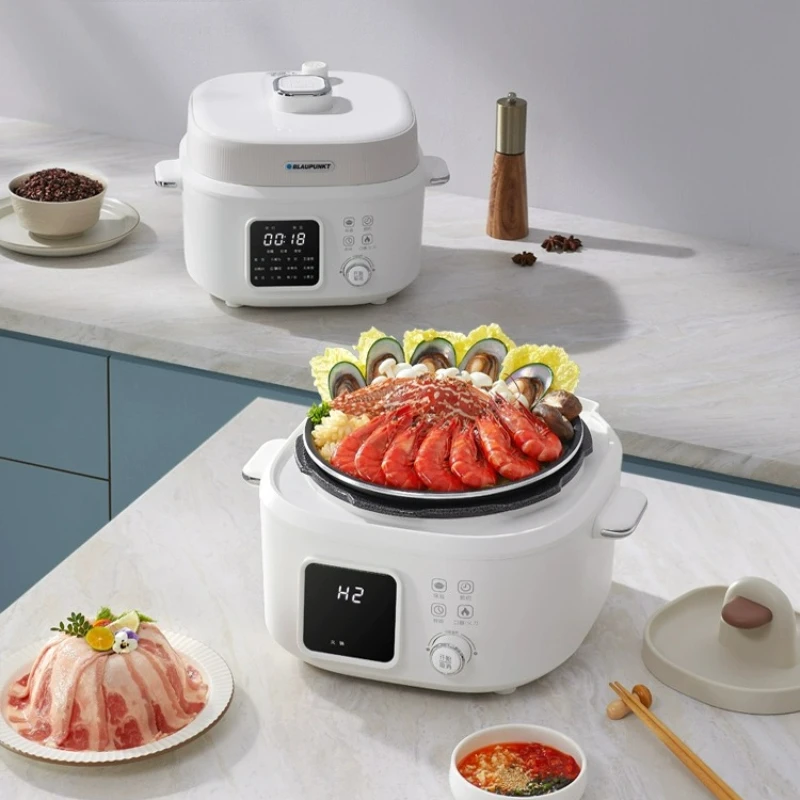 220V Electric Pressure Cooker Household Electric Rice Intelligent 4 Liter Multi-Function Automatic Exhaust Pressure Cooker Small 6
