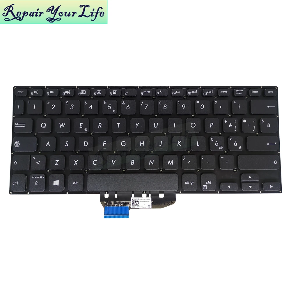 Teclado de Substituição para Asus Vivobook Eua Reino Unido Ita Espanhol Notebook Tp412 Tp412u Tp412ua Tp412f Tp412fa Tp412fac Asm18a6 - Imagem 4