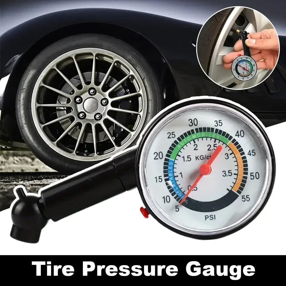 Portable Tire Pressure Gauge For Vehicles Mechanical Tire Pressure Gauge Tire Monitoring Table Auto Parts