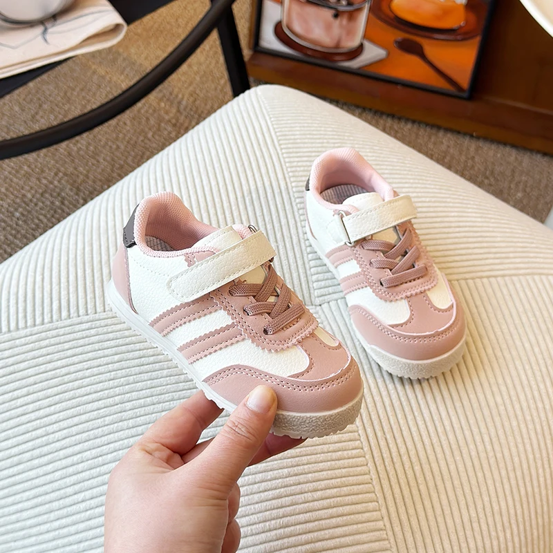 Children's Sneakers for Boy 2025 New Girls School Casual Shoes Fashion Running Non-slip Kids Sports Shoes Soft Bottom Patchwork 5