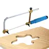 Adjustable Frame Sawbow U-shape Coping Jig Saw for Woodworking Craft Jewelry DIY Hand Tools with Spiral Blades tool 2