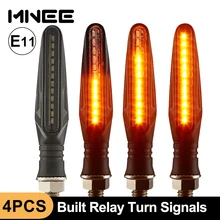 오토바이 LED 방향 지시등, 335SMD, E11 마크, 오토바이 점멸등, 내장 릴레이, 오토바이 방향 지시등