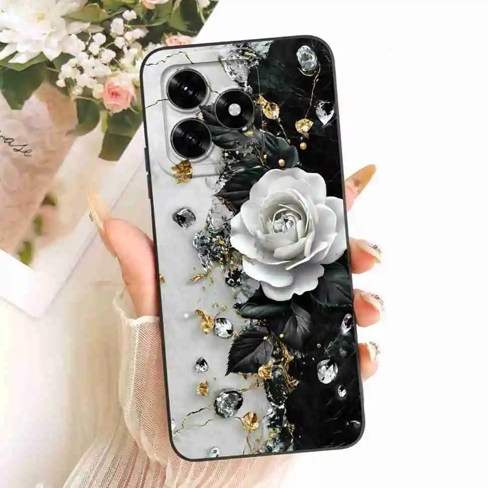 Lovely Sweet Rabbit Panda Soft Silicone Phone Case - Shockproof Bumper Cover
