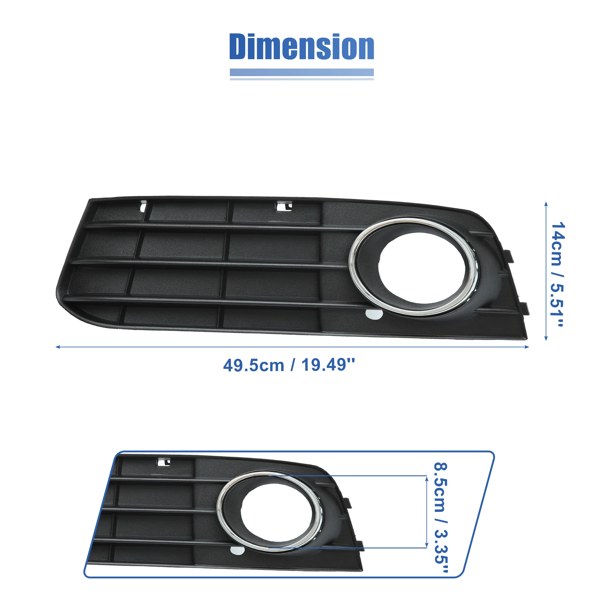 X Autohaux 8KD 807 681 01C 8KD 807 682 01C Audi A4 09-12       Ȱ ׸ Ŀ