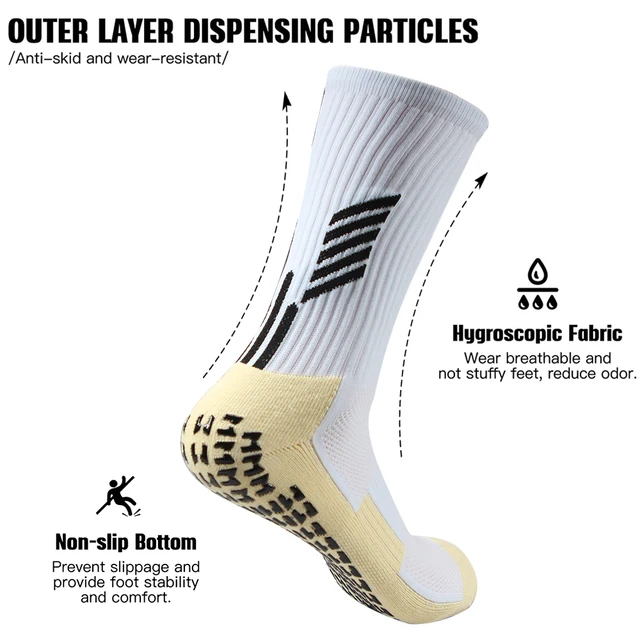 1 Pair Anti-slip Athletic Sock for Men Women/Kids Children,Soccer