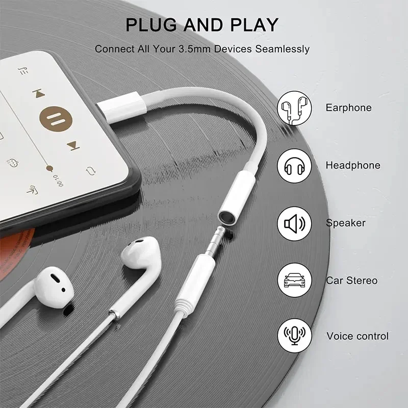 구글 타입 C - 3.5mm 잭 헤드폰 어댑터 컨버터 USB C AUX 오디오 케이블 (구글 픽셀 5, 6, 7, 8 Pro, 6A, 2XL, 3XL, 4XL 호환)
