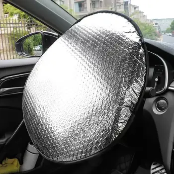 Copertura parasole per volante per auto Copertura protettiva universale per volante Protezione solare Copertura riflettente termica Copertura protettiva Parti interne