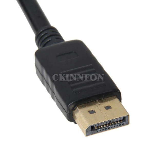 250 개/몫 1.8M / 6FT 3M 10FT DisplayPort 디스플레이 포트 DP 남성 HDMI 호환 남성 M/M 케이블 어댑터 MacBook Air Dell