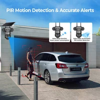 Камера на солнечной энергии с тремя объективами, 4G, 6K, 12 МП, IP-камеры для уличной безопасности, цветная камера ночного видения, IP66, водонепроницаемое наблюдение за домами — изображение 5