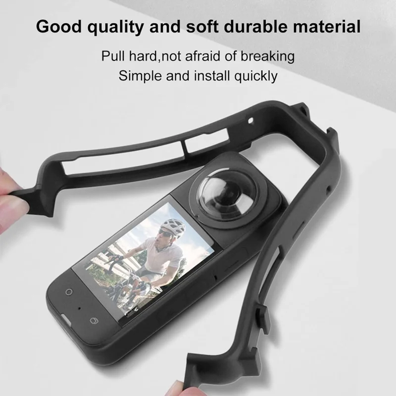 X3/X4 Protective Frame Anti-wear Cover Case with Adapter Mount Screw for Insta360 X3 Insta 360 X4 Action Camera Accessories