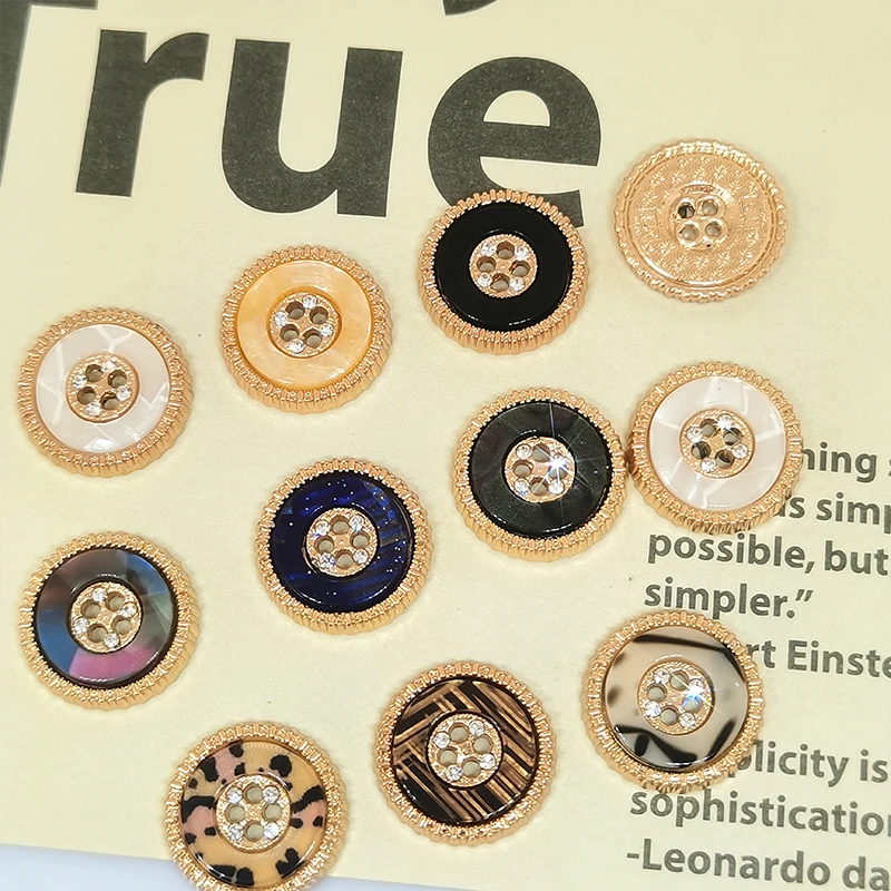 Multicolor Rhinestone Buttons 6