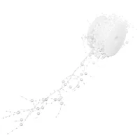 Pearl Garland Vase Chain Filler Pearls Floating Beads for Vases DIY Beading White Bride 1