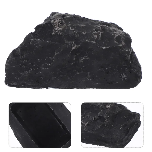 3Pcs Simulated Stone Key Box Outdoor Fake Rock Key Holder Hidden Storage Weatherproof Key Safe Box Stone Shape Key Safe Rock 3