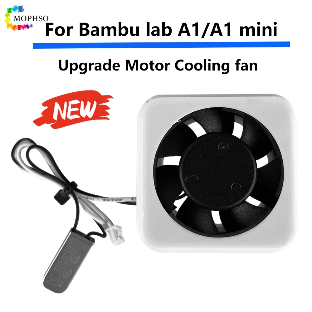 Cooling Fan For Bambu Lab A1 / A1 Mini Extruder Motor Cooling Fan Kit Fast Cooling With Independent Switch 3D Printer Parts - 7 - View #12