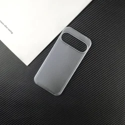 Slim Matte Hard PC Phone Case - Solid Color Shockproof Back Cover - Google Pixel 10 (Clear)