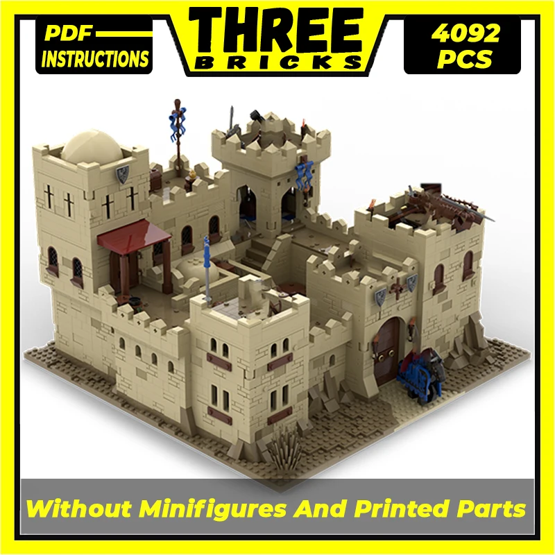 

Moc Building Blocks Classics Falcon Desert Castle Technical Bricks DIY Assembly Construction Toys For Childr Holiday Gifts