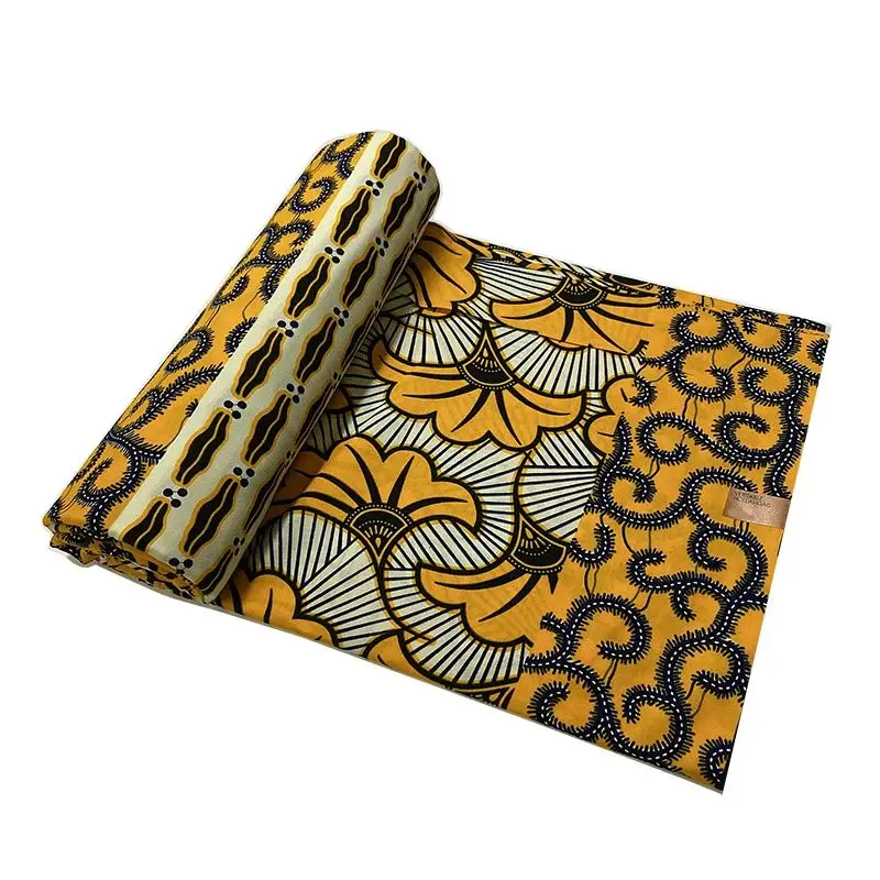 6 yards Holland wax fabrics African real wax fabric Veritable cotton sewing dress material Ankara