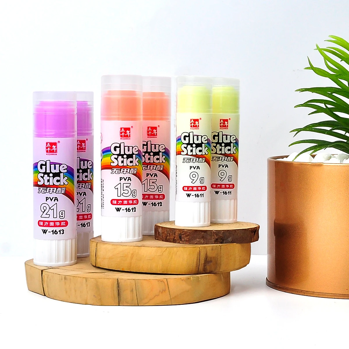 3/6pcs WQN Jelly gum Solid Glue Stick High Viscosity Diy Handmade Cute Financial Glue School Office Stationery Supplies 5