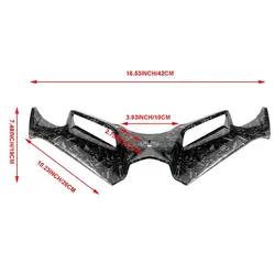 Aerodynamic Motorcycle Winglet Spoiler Kit - Enhanced Motor Accessories (Water ripple)