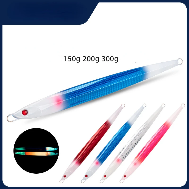 

160 г 200 г 300 г глубоководная лодка для рыбалки медленная встряхивание приманка бионическая быстропогружающаяся светящаяся рыболовная приманка