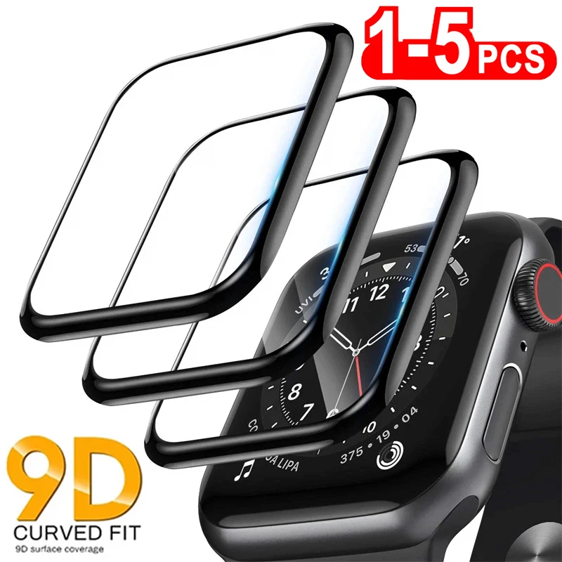 Apple Watch Ultra 49MM 9 8 7 용 부드러운 유리 필름 IWatch Serie 6 5 4 44mm 40mm 42mm 38mm 유리가 아닌 45mm 41mm 화면 보호기