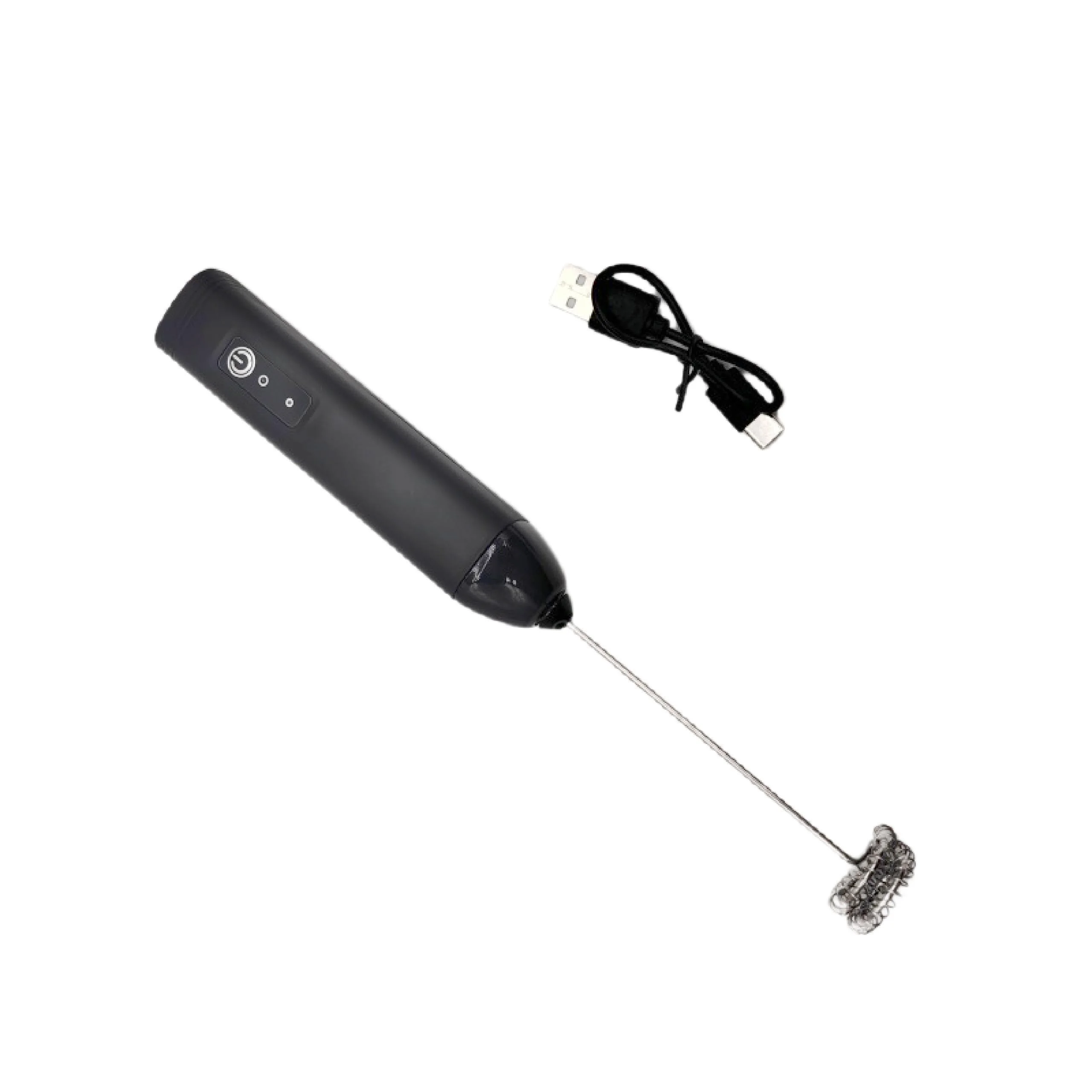 Compact USB Rechargeable Multi-Speed Electric Frother and Whisk Mixer