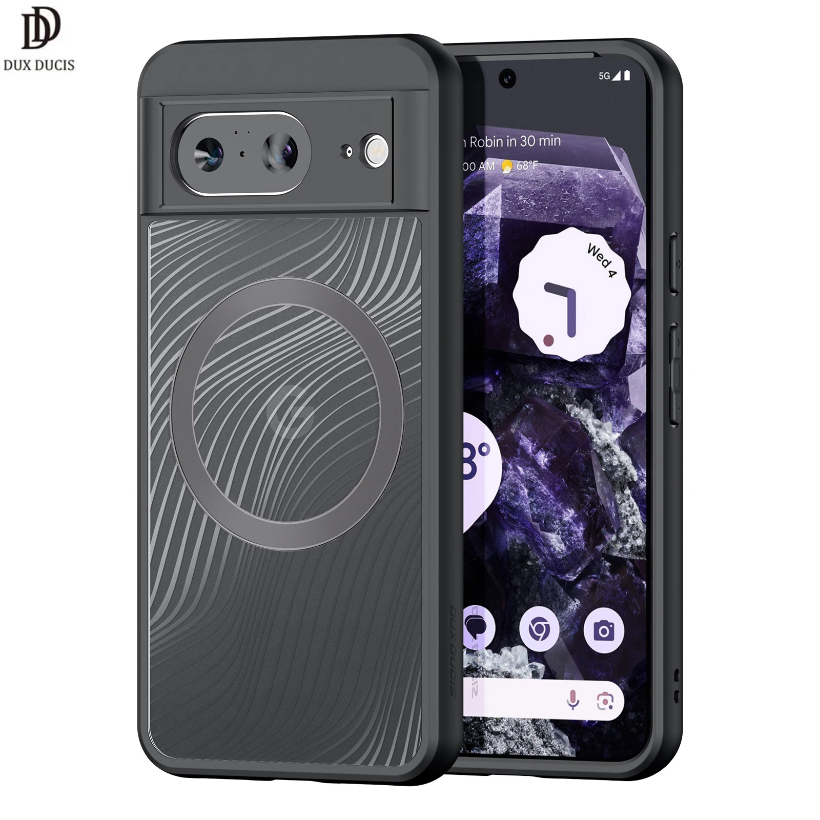 

DUX DUCIS Magnetic Circle Magsafing Case For Google Pixel 8/8Pro Magnetic Macsafe Sleeve Cover Cases For Google Pixel 7a 8a