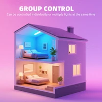 Voice Control Smart Life APP WIFI Bulb lamps 9W E27 RGBCW Dimming Color Grading Timing Remote Control Suitable Alexa Google Home 4