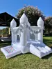 Customization Oxford 9x9x7ft White Bounce House With Ball Pit For Toddlers Inflatable Bouncy Castle Free Shipping To Door 5
