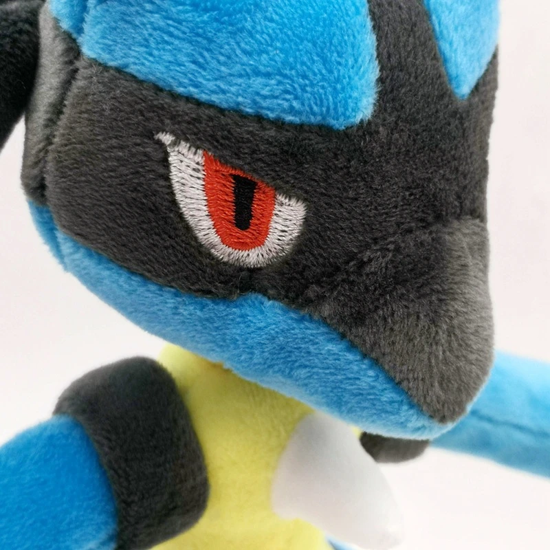 Cute Pokemon Plush Lucario Greninja Charizard Incineroar Zeraora Cinderace Torterra Kyogre Cubone Stuffed Toys for Kids Gift