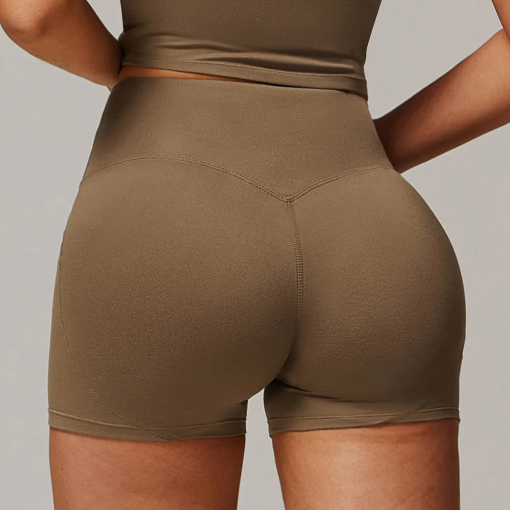 Sexy High Waist Sports Shorts Women Gym Shorts Quick Drying Cycling Yoga Running Workout Yoga Short Stretch Fitness Short