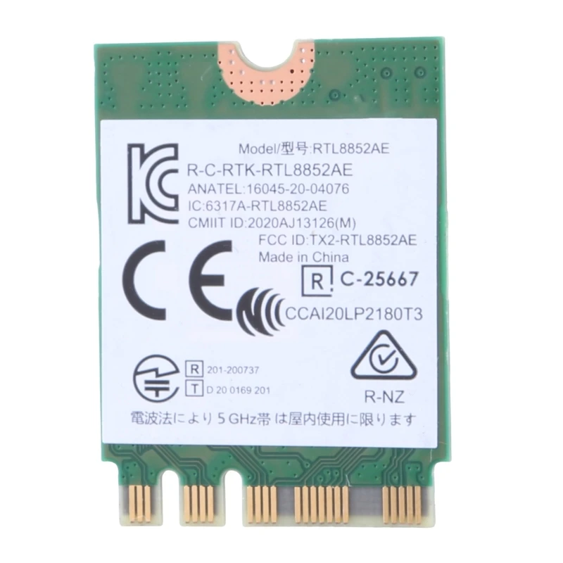 

Карта Realtek RTL8852AE WiFi6 с поддержкой двух диапазонов для ноутбука M70a M75Q 87HC