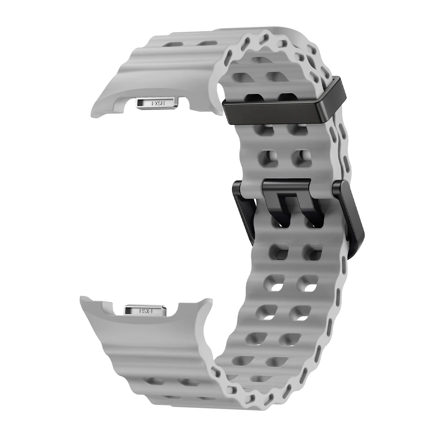 Elastic Silicone Sport Band for Galaxy Watch - Marine Blue Strap