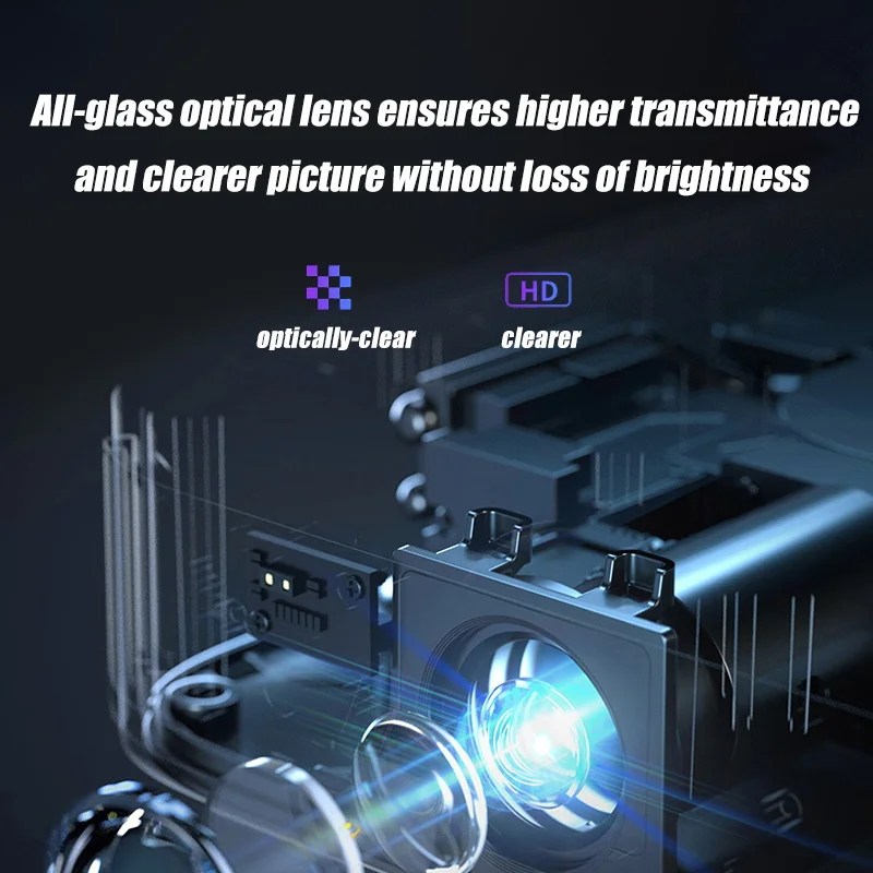 4K Beam Projector Ultra low Latency 5G Dual screen HiFi sound Quality Home Theater Projector Giant Screen Video Game Equipment