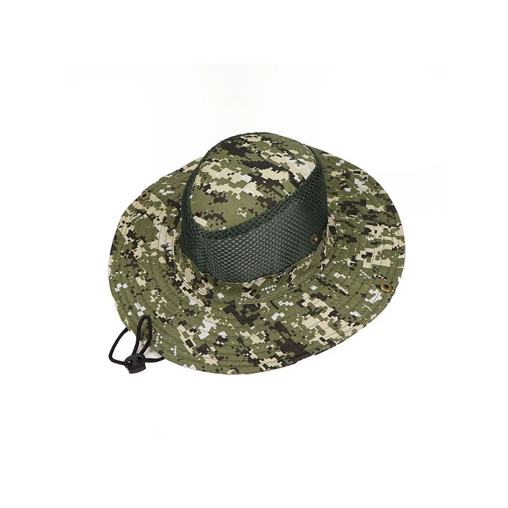 Outdoor Hat Digital Camouflage Hat Fisherman's Hat Fishing Hat Sun Shade Hat Big Brim Hat Mountaineering Hat Bonnet Hat