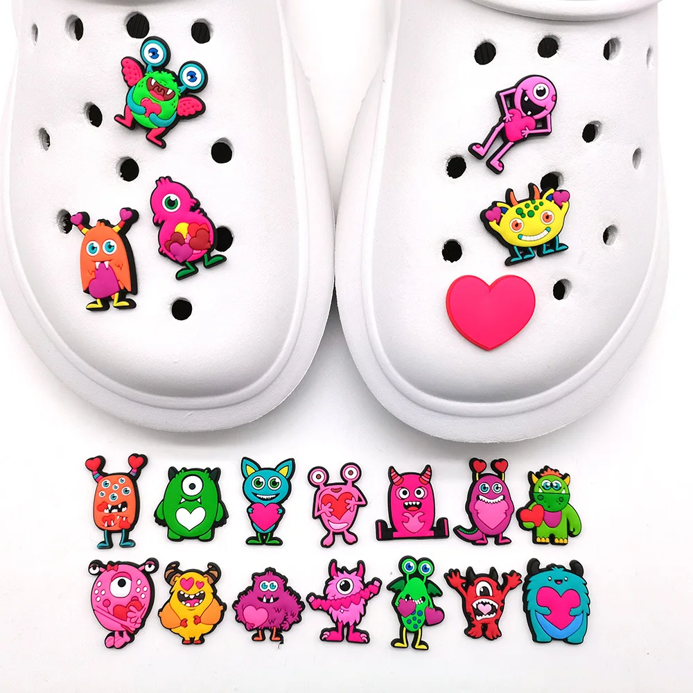 Valentine Monster Croc Charms Croc Shoe Charm Valentines Sandals