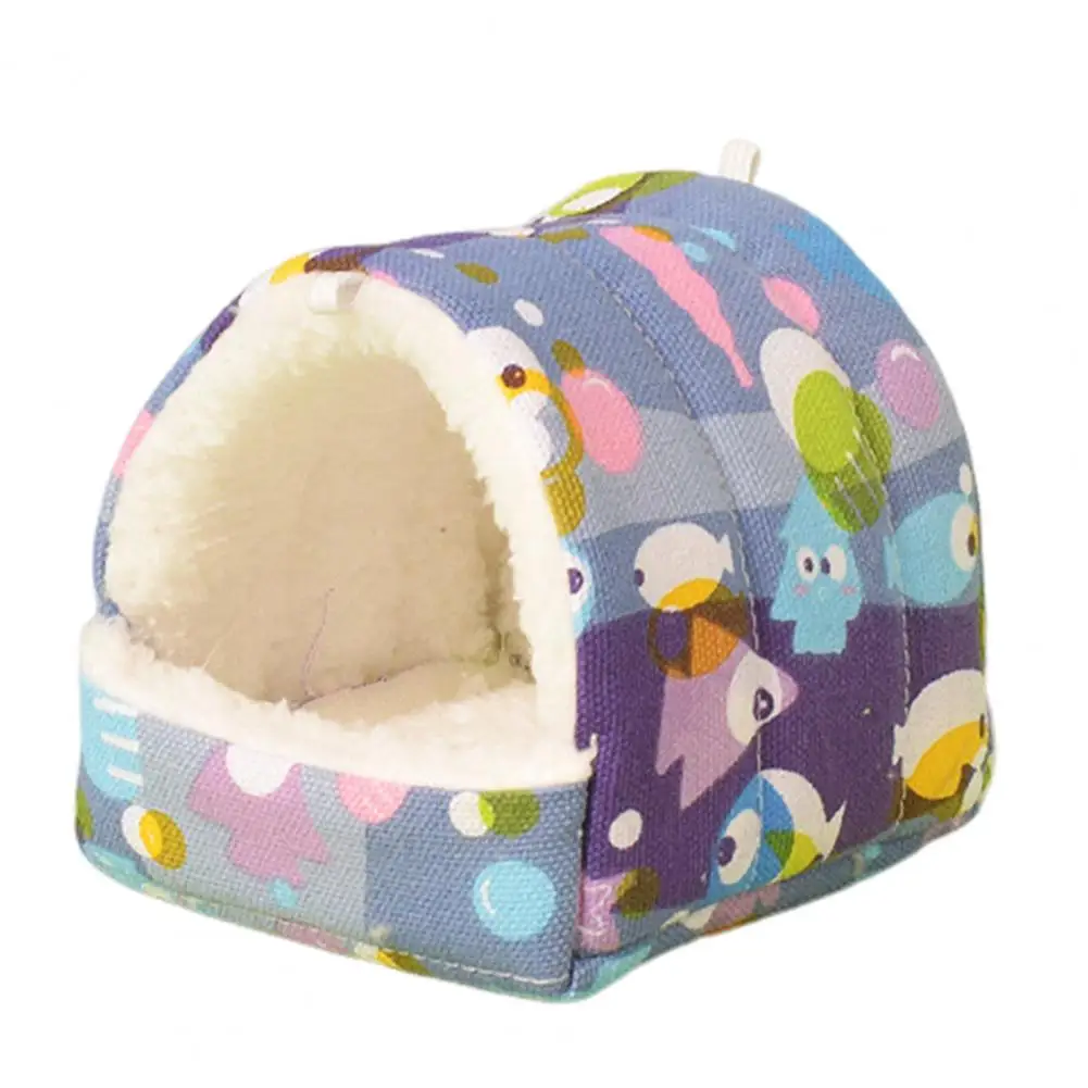 Hamster House Cozy Small Hideouts Warm Hamster Nest Guinea Pig House for Comfortable Rabbit Chinchilla Hedgehog Ferret for Good - Image 4