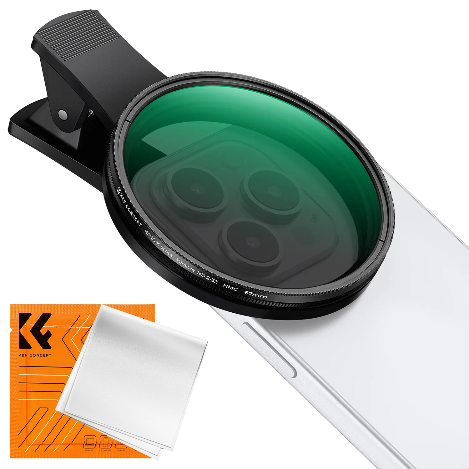 Filtre Black Mist 1/4 67mm K&F Concept - Pour IPhone Et Smartphones