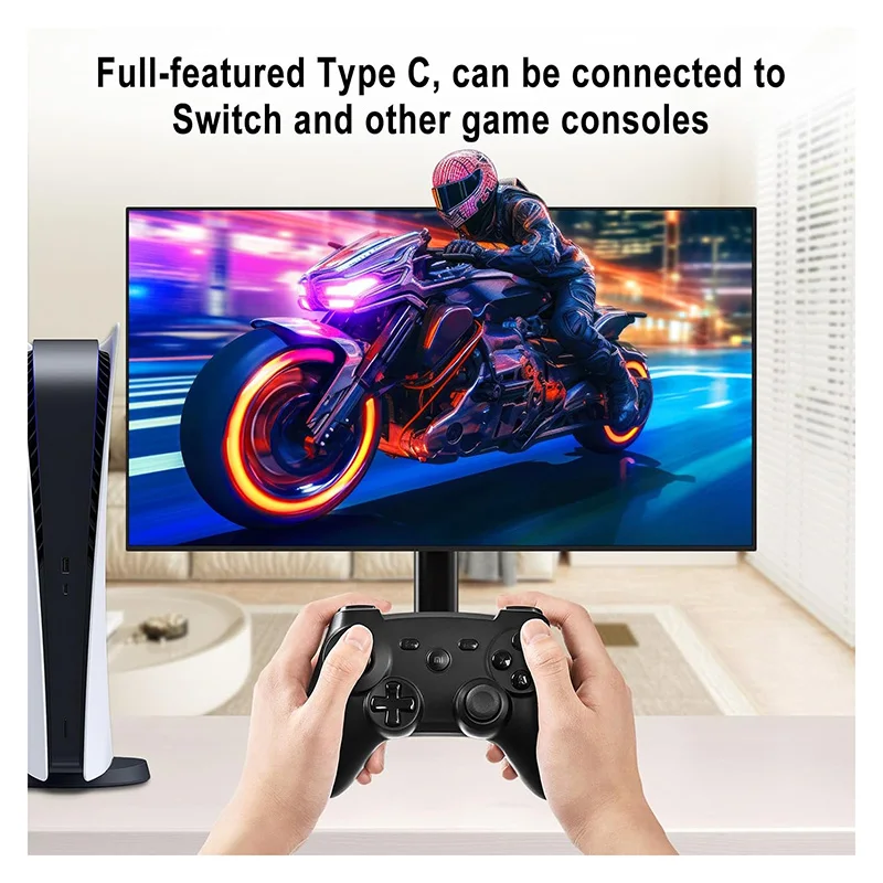 Mobile TV in House 22-Inch Portable TV on Wheels 1080P 6000mAh Rotating Smart Screen Mini With Base
