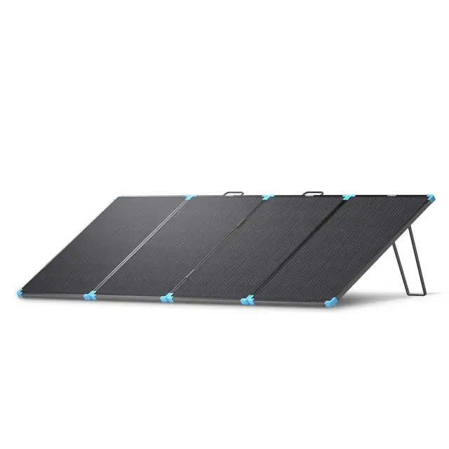 Renogy 220W panneau solaire portable valise solaire légère étanche pliable avec béquille et poignées de transport pour générateur 1